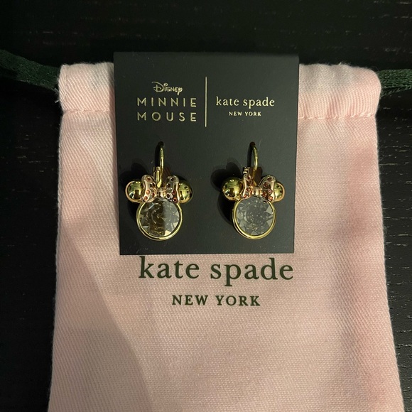 kate spade x Disney Minnie Mouse drop earrings - Picture 2 of 3